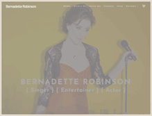 Tablet Screenshot of bernadetterobinson.com